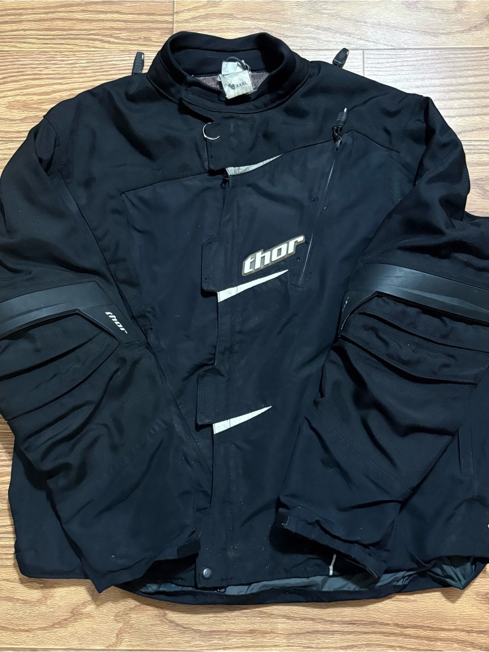 Vintage Thor Motocross Jacket Coat Men’s XXXL Black White